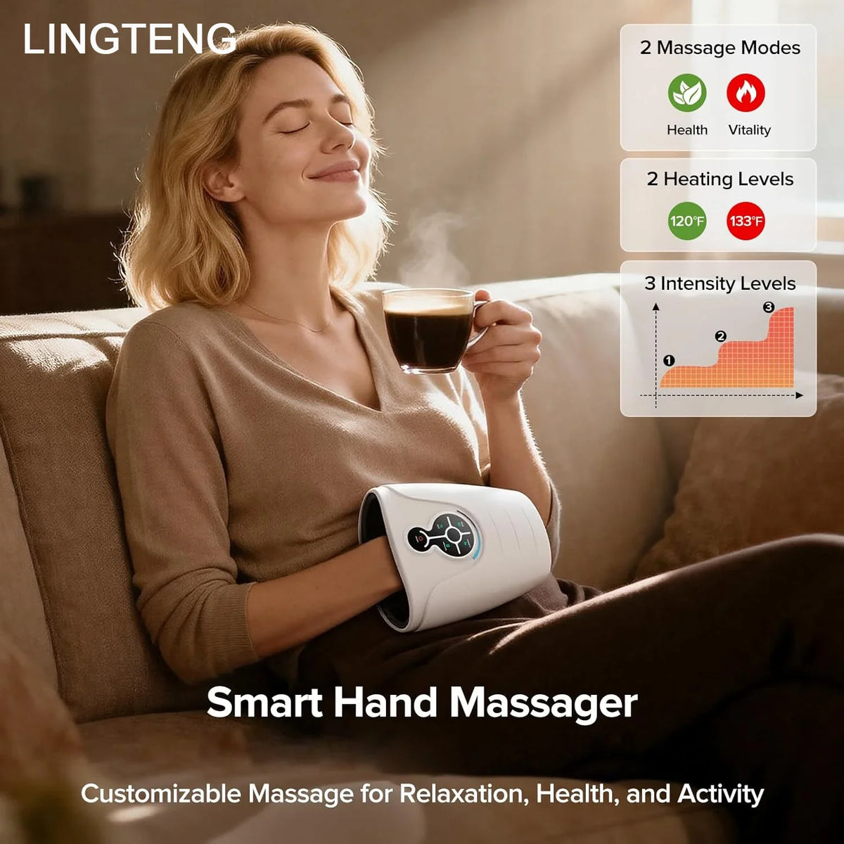 LINGTENG Hand massager